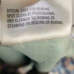 Vintage Daymor Couture Beaded Blazer Lady Jacket Single Button Pastel Mint 16 Green Photo 10