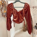 Sophie Rue Velvet Crop Top Photo 3