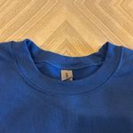 Gildan  Women’s Cropped Royal Blue Crewneck Sweatshirt - Size S Photo 2
