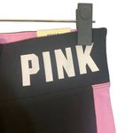PINK - Victoria's Secret PINK VS Black & Pink Striped Cut Out Ankle Workout Casual Leggings Women Sz S Photo 7
