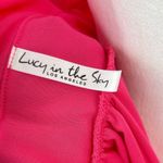 Lucy in the Sky Dress Ysabel Chiffon Dress in Hot Pink- M Photo 14