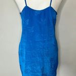 Vintage Electric Blue Slip Size M Photo 3