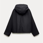 ZARA New ZW COLLECTION OVERSIZED CROPPED CAPE Photo 1