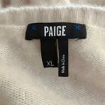 Paige Women’s Ivory Cropped Cashmere Sweater Size XL Photo 3
