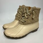 Sperry Syren gulf wool quilted tan size 8 Photo 2