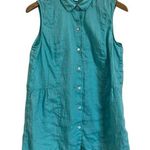J.Jill Love 100% Linen Sleeveless Button Photo 0