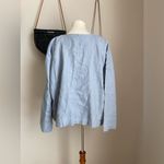 Eileen Fisher Linen Open Front Blazer, Size Medium Photo 3