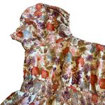 Torrid Colorful Floral Print Blouse Top Shirt Smocked Waist Short Sleeve Size 4x Photo 7