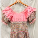 Vintage 1960s/70s Pink Floral Square‎ Dancer Rockabilly Dress Whimsical Prairie Size undefined Photo 5