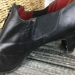 Donald Pliner  Black Block Heel Zip Up Ankle Loafer Bootie 7 Photo 4