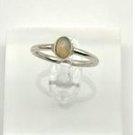 Ethiopian Opal Sterling Silver Ring Size 5.75 Photo 1