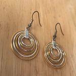 Open Cut Circular Earrings Retro Trendy Never Worn Photo 5