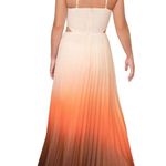 Rachel Roy Cut Out Zippered Pleated Ombré Maxi Dress Size 14 New w/Tag MSRP $169 Photo 3