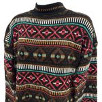 Vintage Croquet Clue Fair Aisle Sweater Cabincore Cozy Mountains Holiday S Brown Photo 2