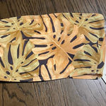 Billabong  hula palms brown bandeau tube swim top S, NWT Photo 0