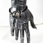 Handmade Punk Rock "Protest in Plaid" Punk Rock Lead Singer Unisex Bracelet Lead Singer Photo 0