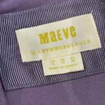 Anthropologie  Maeve Embroidered Lace Formal Mini Dress Lavender Lilac Size 6 S Photo 7