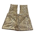 Snake print gold & brown low rise skinny ankle pants from NY & CO size 10 Photo 3