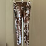 Gottex X By  Brown White Black Rachel Cow Print Capri Tie-Dye Leggings - S Photo 2