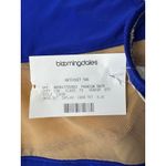 Norma Kamali One Shoulder One Piece Swimsuit Royal Blue Mesh Cutout XL Photo 5