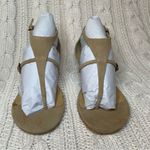 Splendid Women's Brooklyn V-Strap Wedge Thong Sandal in Mushroom Photo 3