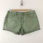 Universal Threads Universal Thread High Rise Shortie Shorts Jean denim army olive green stretch 8 Photo 57