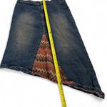 Angie Vintage Y2K  Jeans Size M Denim Skirt Western Asymmetrical Slip On Photo 4