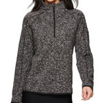 Avalanche  1/4 Zip Knit Pullover Sweatshirt Grey Women’s Small Photo 0