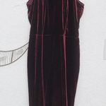 Superfoxx Vintage  Red Velvet Halter Top Dress Size XS Photo 1