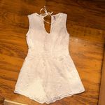 Alya NWOT Francesca's white lace romper Photo 0
