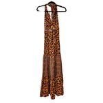 Maaji  Animal Print Maxi Cover-up Dress Orange Sz M Photo 1