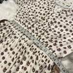 Cleobella  Blakely Floral Long Sleeve Midi Dress in White Brown Large Photo 5