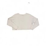 Forever 21 Beige ribbed cropped long sleeve top with button up front Photo 5