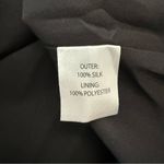 NWT Saloni Alena Short Silk Dress Size 4 Black Photo 6