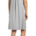 Loveappella Gray Jersey Trapeze Swing Dress Photo 1