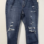 Old Navy NEW Boyfriend Jeans Women 10 Distressed Stretch Travel Norm Comfort Photo 0