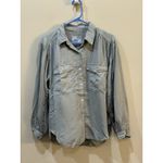 Rails Womens Size Small Soren Tencel Lyocell Button Up Shirt Utility Green Photo 1