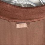 Lunya Washable Silk Chiffon Kimono Robe Sz M Tan Size M Photo 5