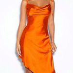 SheIn  Vibrant Orange Slip Dress Photo 2