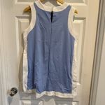 Elegant Blue and White Sleeveless Short Set Size L Photo 8
