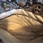 Kate Spade  Gold Coast Maryanne Snakeprint Quilted Leather Shoulder Bag Photo 10