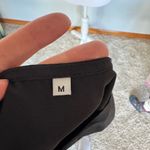 Lightweight Tiered V Neck Dress | NWOT | Medium | Black | Short Sleeve Photo 5