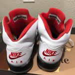 Jordan Men’s  5 Retro Fire Silver Tongue Photo 1