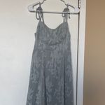 Elegant Light Blue Maxi Dress Size M Photo 3