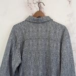 Athleta  Shirt Jacket Womens XLarge Textured Button Up Braiden Black White 882490 Photo 9