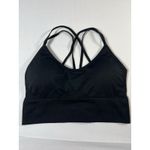 Hamthuit Women Solid Color Tank Top With Enlarged Shaped Sz L Black Size L Photo 1