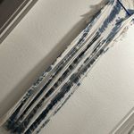 Natural Tie Dye COTTON Maxi Dress Blue/White Women's sz M Boho Style Made in CA Size M Photo 6