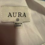 Aura  Elegant White Halter Dress Photo 6