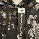 White Birch Mainstream Boutique  Faux Leather Hoodie Photo 1