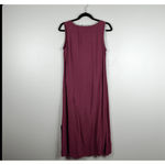 Soft Surroundings  Women's‎ Sleeveless Flowy Dress Maroon Sz PM Photo 5